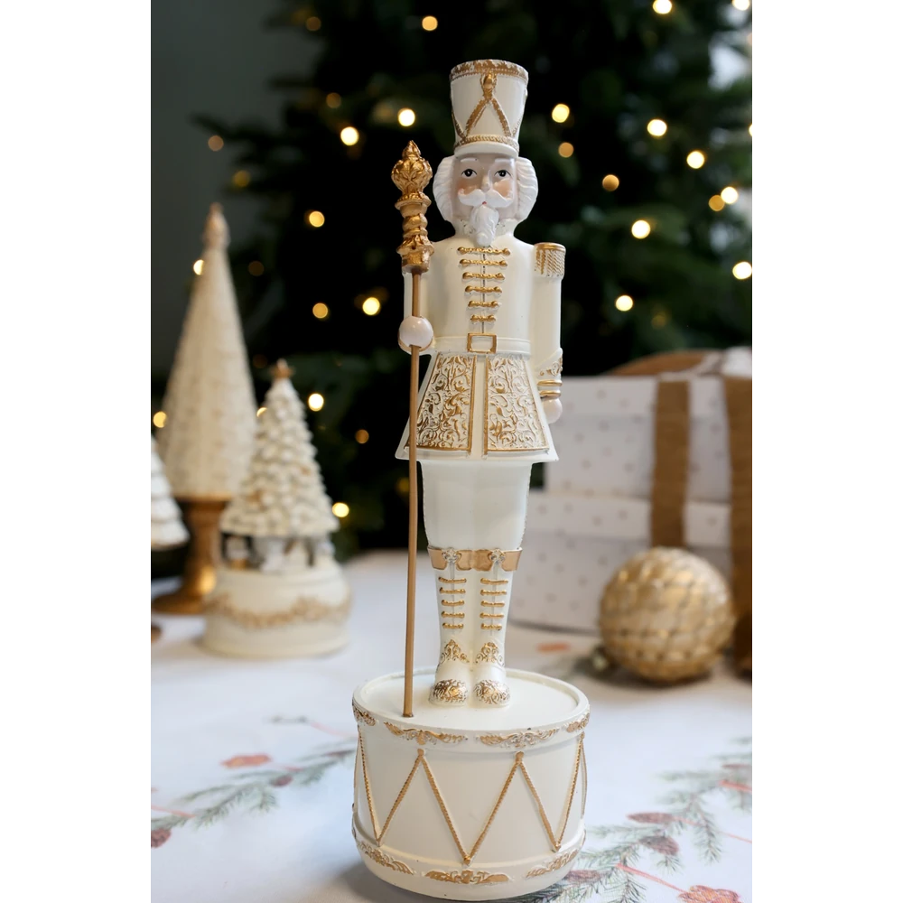 Chic Antique - Noël Spieluhr mit Nussknacker antique creme