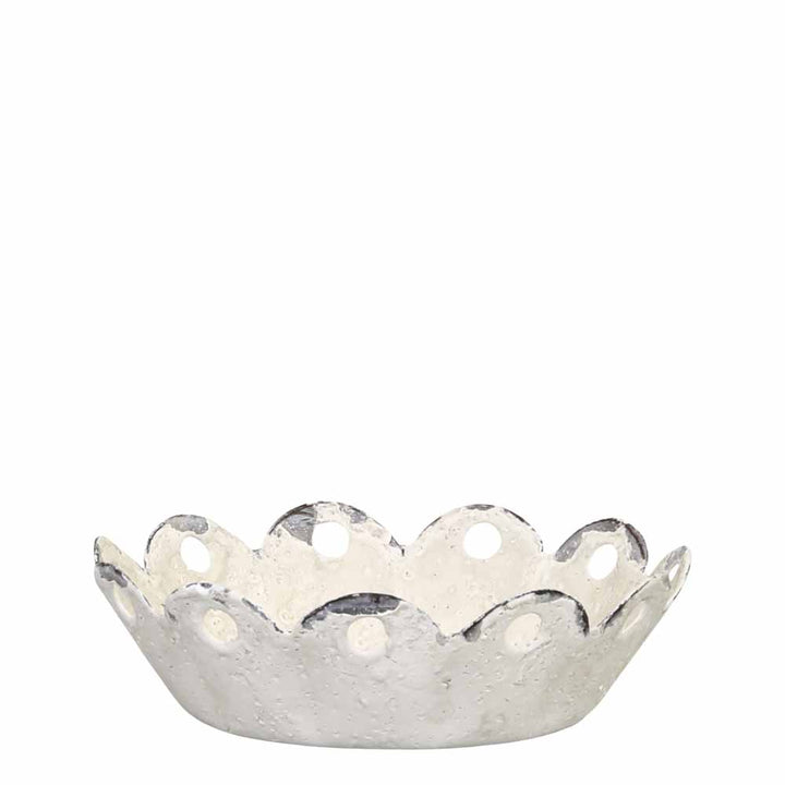 Chic Antique - Teelichthalter mit Spitzenkante