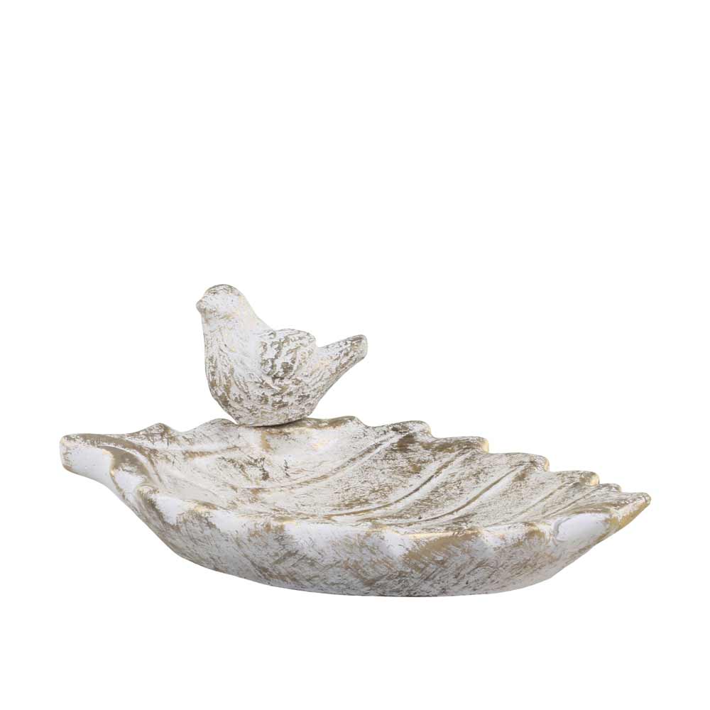 Chic Antique - Vogeltränke mit Gold-Finish