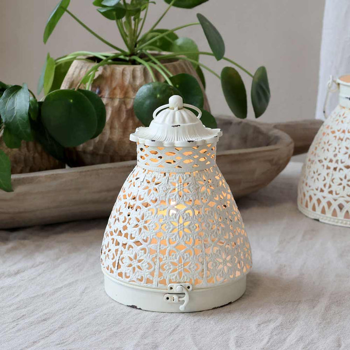 Chic Antique – Laterne mit Muster antique creme
