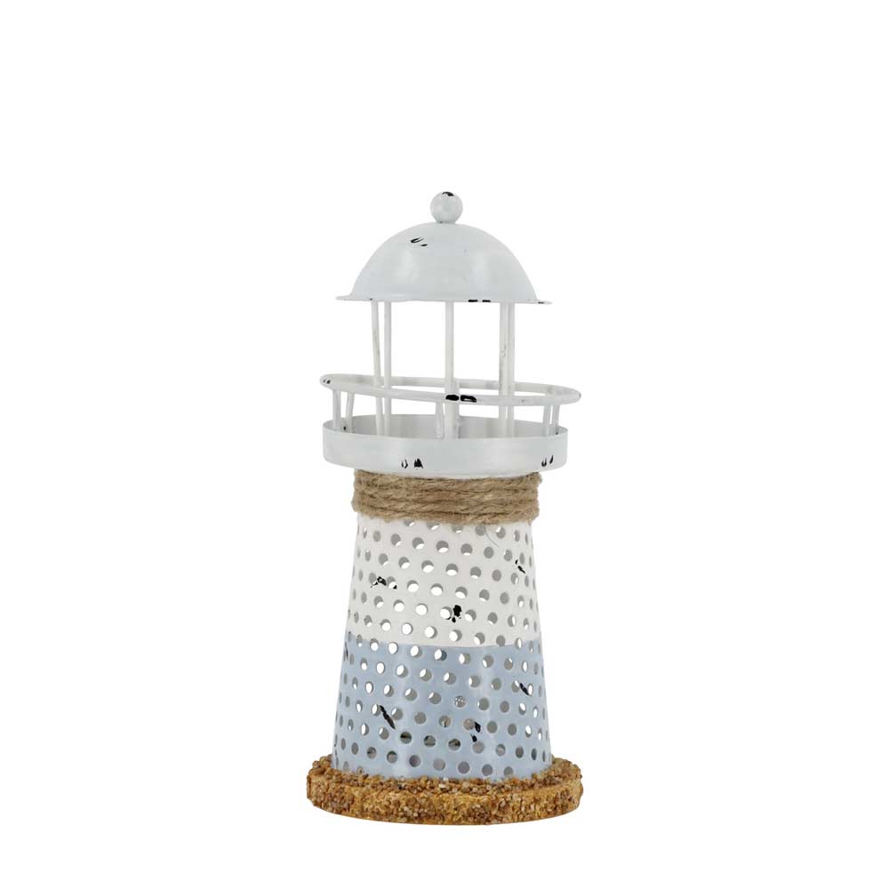 Chic Antique – Leuchtturm mit LED ocean