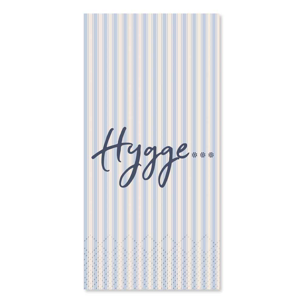 Chic Antique – Papierservietten Hygge Streifen sky blue und creme