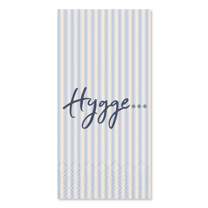 Chic Antique – Papierservietten Hygge Streifen sky blue und creme