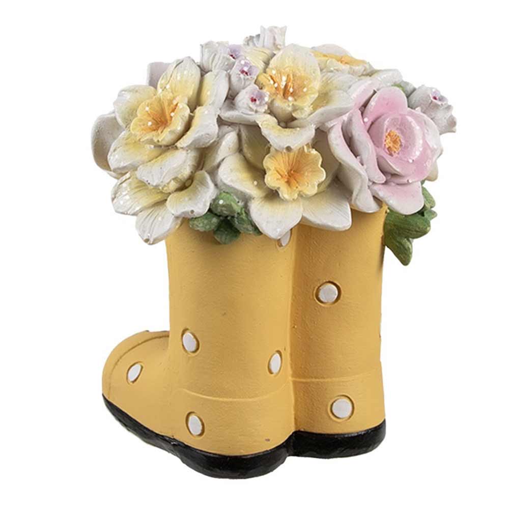 Clayre & Eef - Deko Gummistiefel mit Blumen