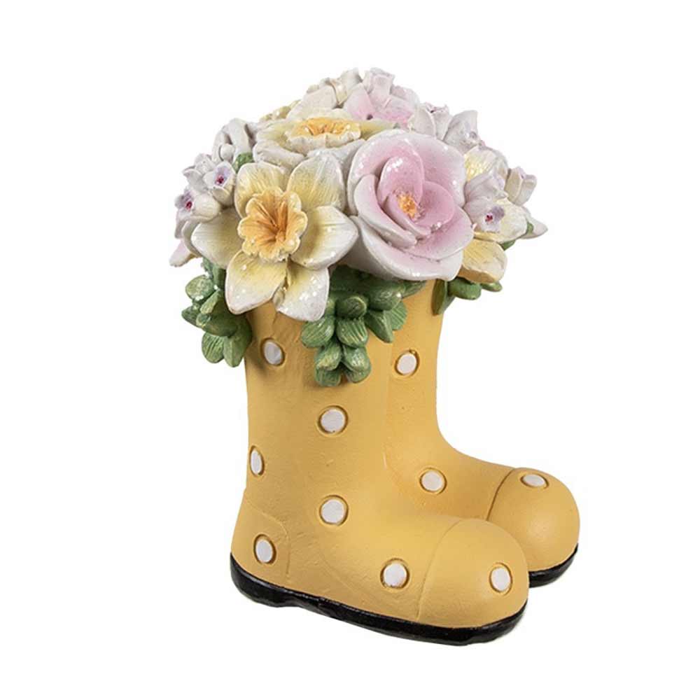 Clayre & Eef - Deko Gummistiefel mit Blumen
