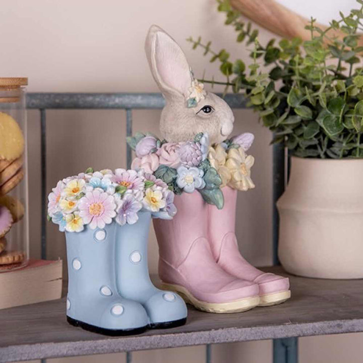 Clayre & Eef - Deko Gummistiefel mit Blumen