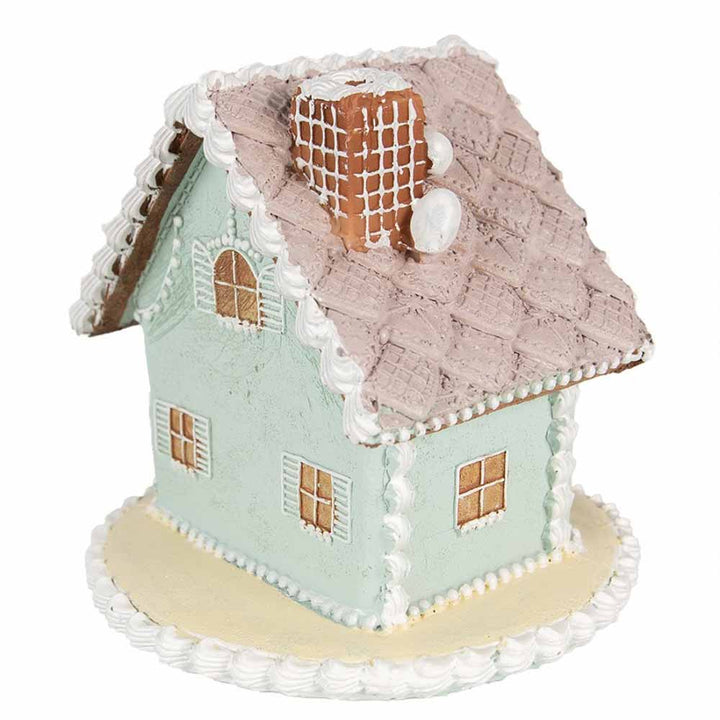 Clayre & Eef - Haus Lebkuchen Zuckerguss aus Türkis-Rosa