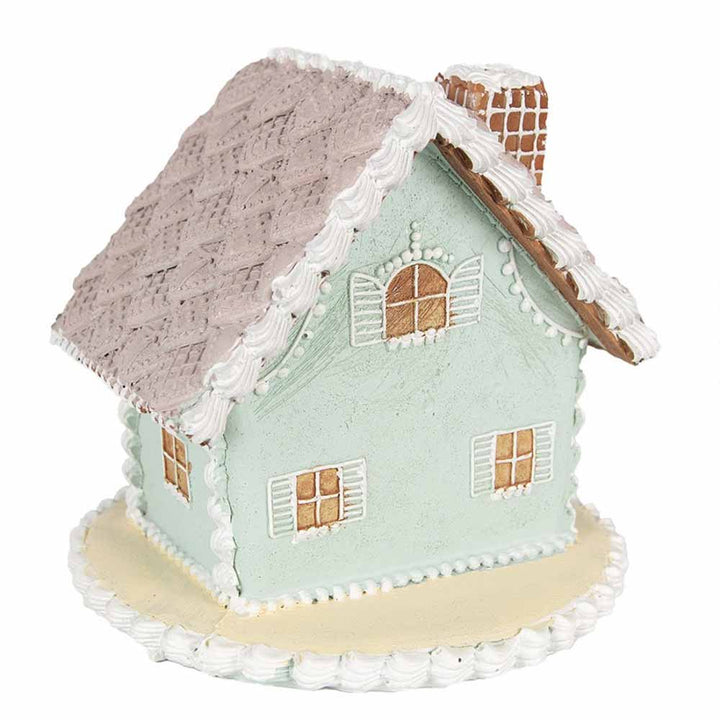 Clayre & Eef - Haus Lebkuchen Zuckerguss aus Türkis-Rosa