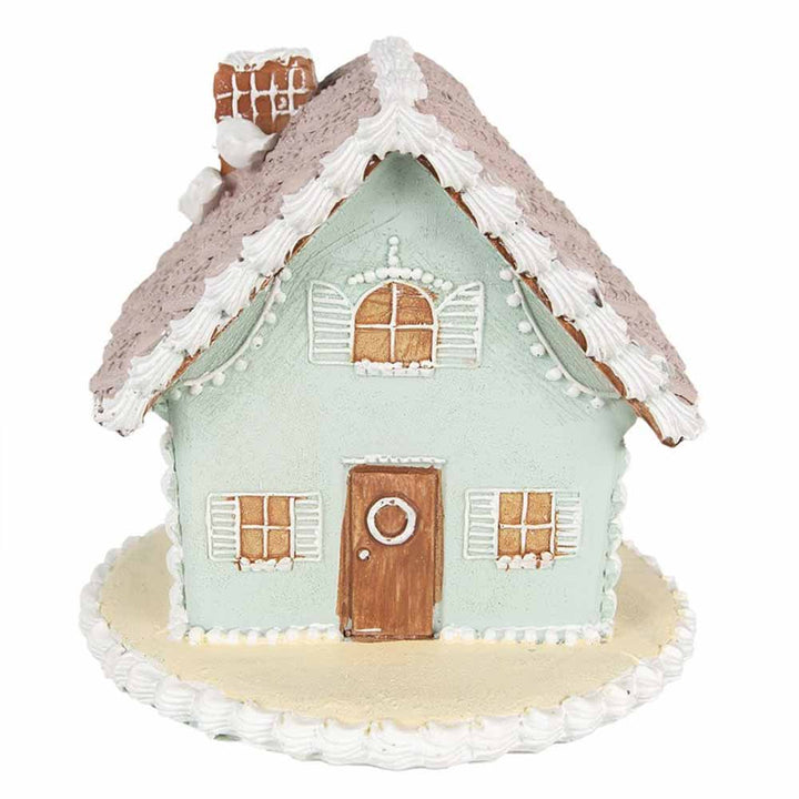 Clayre & Eef - Haus Lebkuchen Zuckerguss aus Türkis-Rosa