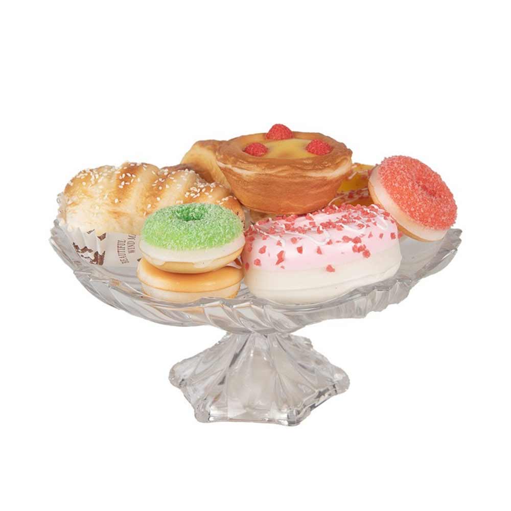 Clayre & Eef - Deko-Törtchen mit Himbeeren – künstliches Kuchen-Dekor
