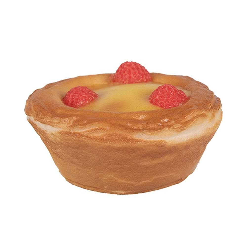 Clayre & Eef - Deko-Törtchen mit Himbeeren – künstliches Kuchen-Dekor