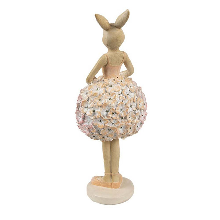 Clayre & Eef - Dekofigur Hase mit Blumenrock