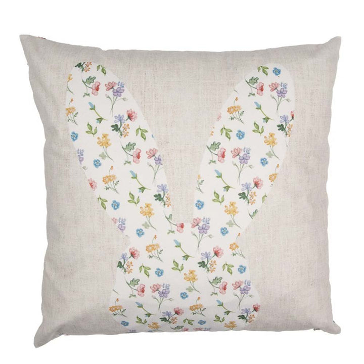 Clayre & Eef - Kissenbezug Hase mit Blumenmuster