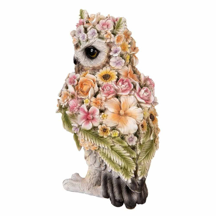 Clayre & Eef - Eule Dekoration mit Blumen