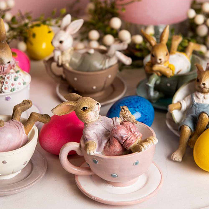 Clayre & Eef - Hase in Tasse liegend