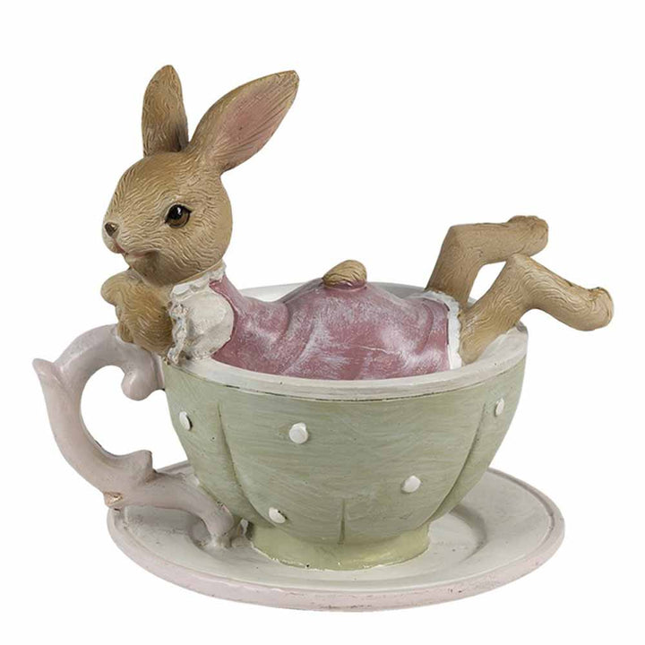 Clayre & Eef - Hase in Tasse liegend