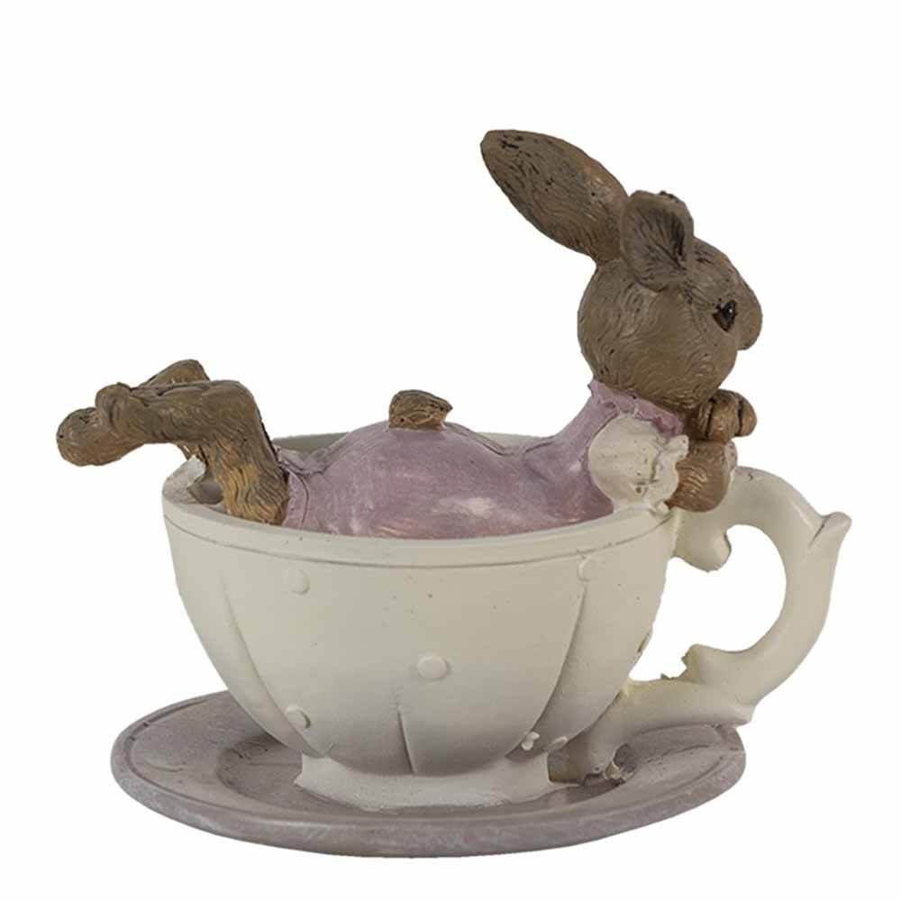 Clayre & Eef - Hase in Tasse liegend