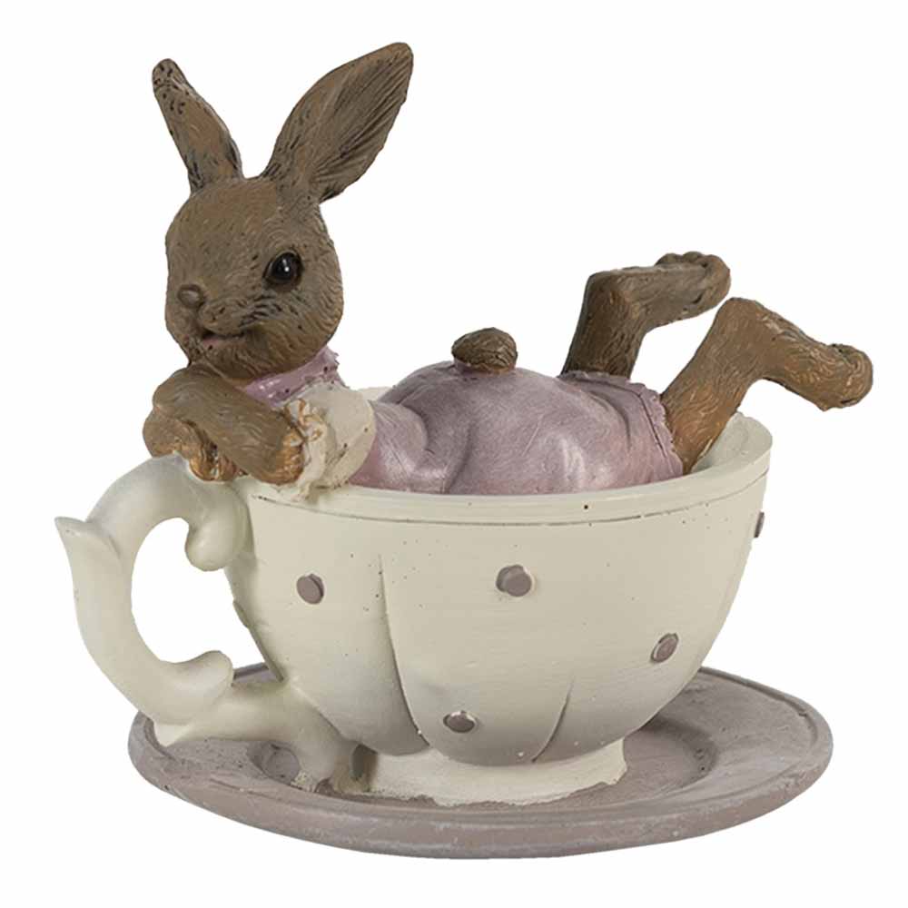 Clayre & Eef - Hase in Tasse liegend