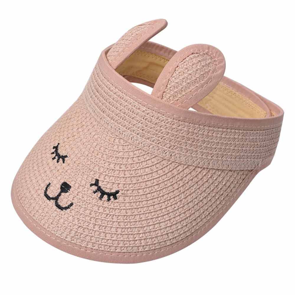 Clayre & Eef - Kinder Sonnenvisier mit Tiergesicht & Ohren Rosa