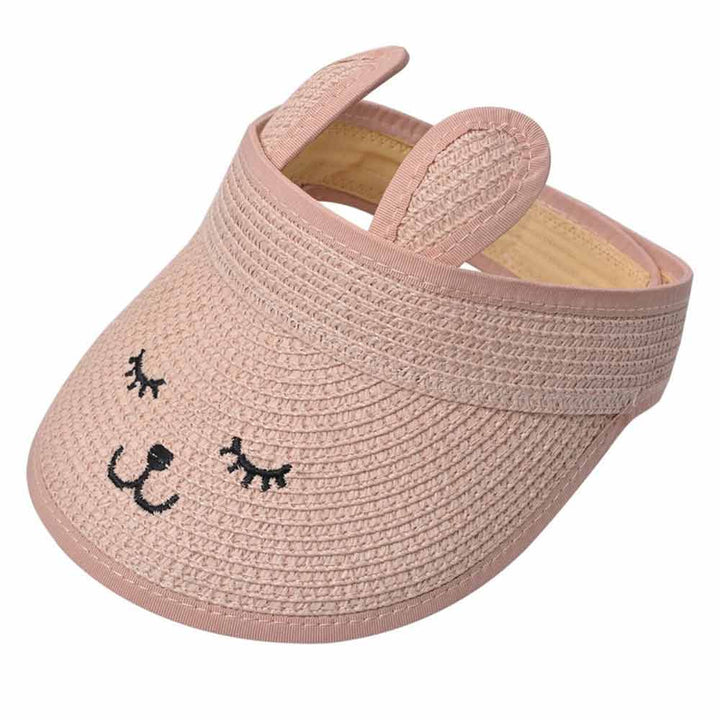 Clayre & Eef - Kinder Sonnenvisier mit Tiergesicht & Ohren Rosa