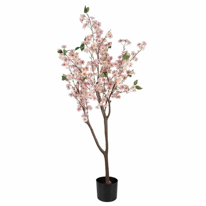 Clayre & Eef - Künstlicher Kirschblütenbaum im Topf Rosa 120 cm