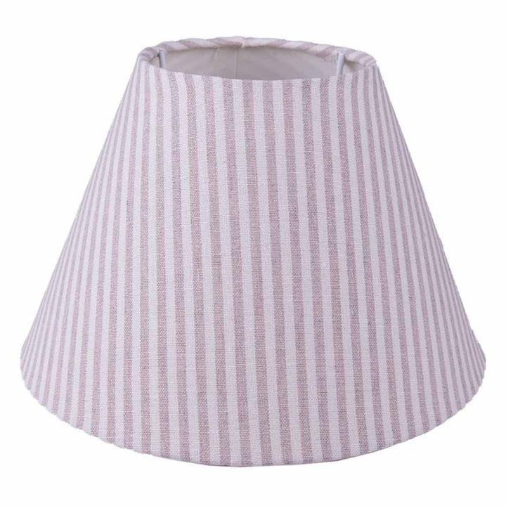 Clayre & Eef - Lampenschirm Beige Streifen Ø23 cm