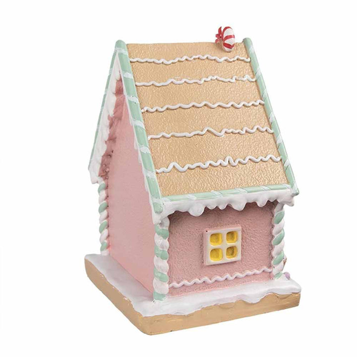 Clayre & Eef - Lebkuchenhaus mit Haken für Weihnachtssocke