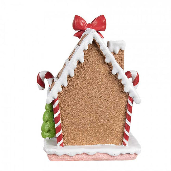 Clayre & Eef - Lebkuchenhaus mit Haken für Weihnachtssocke