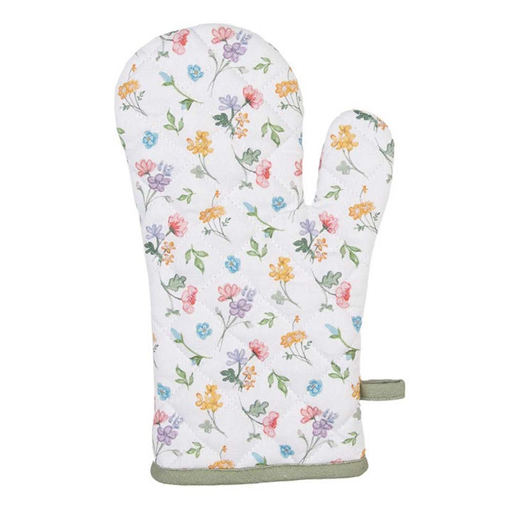 Clayre & Eef - Ofenhandschuh Blumenmuster Landhausstil