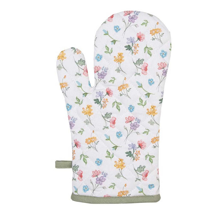 Clayre & Eef - Ofenhandschuh Blumenmuster Landhausstil