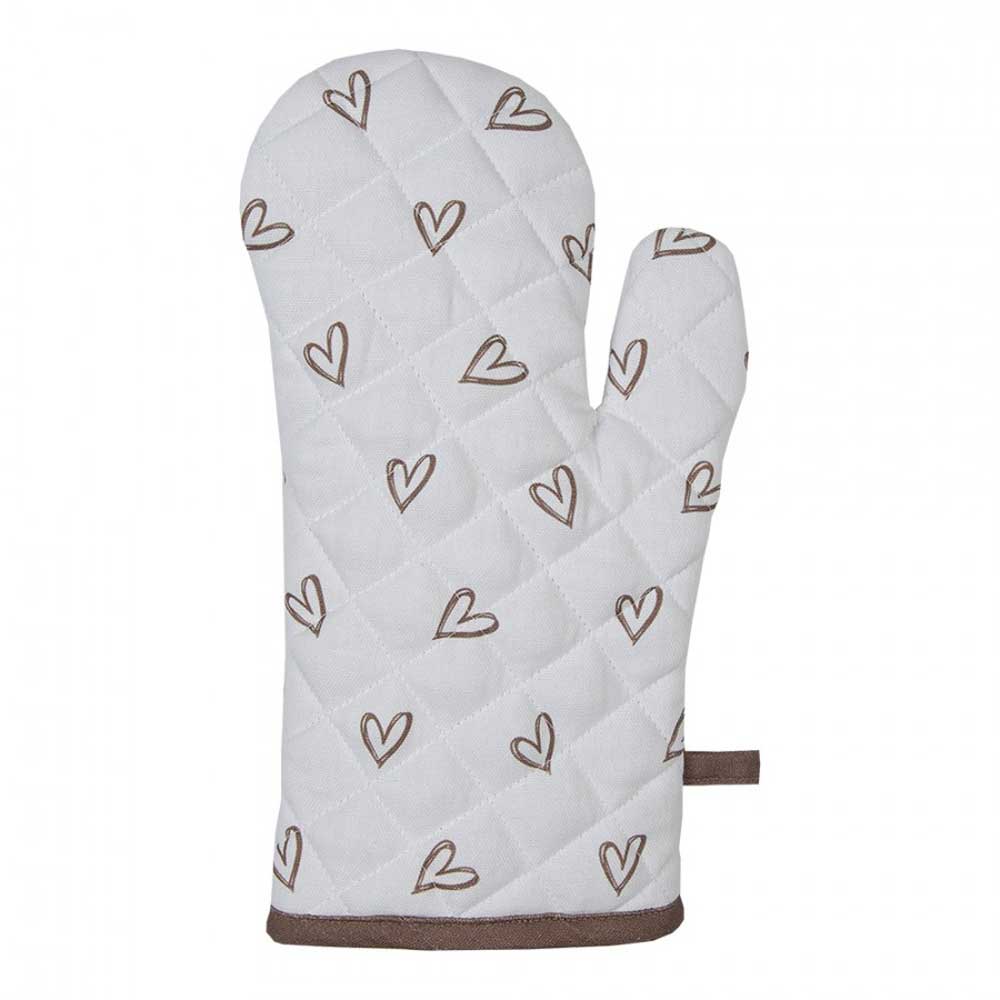 Clayre & Eef - Ofenhandschuh Hase Herzen