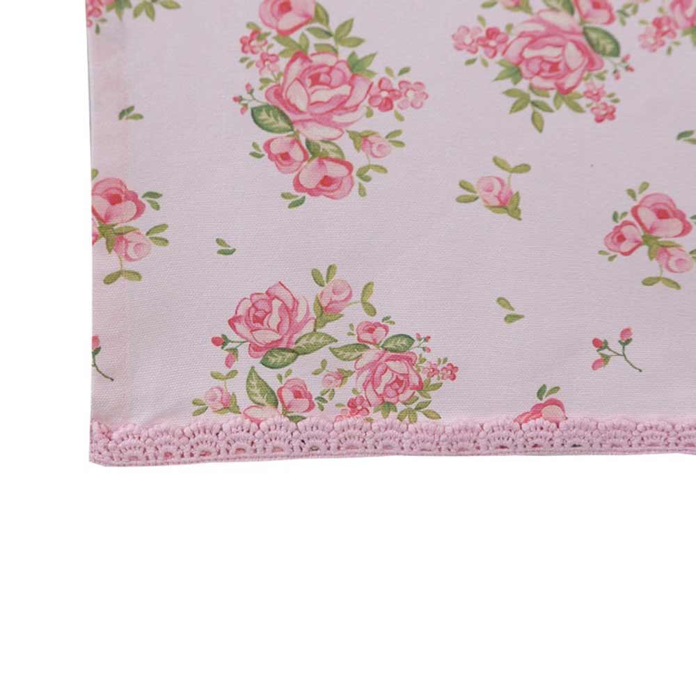 Clayre & Eef - Tischläufer Marley Rosa Blumenmuster Vintage