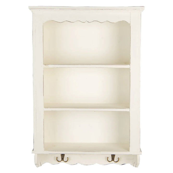 Clayre & Eef - Wandregal aus Holz Landhausstil – 45×16×67 cm