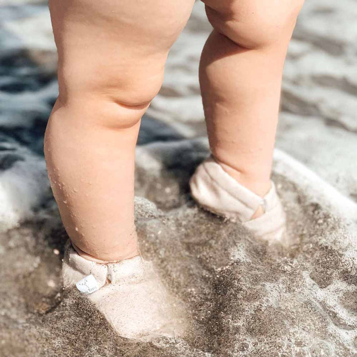 Cosy Roots - Krabbelschuhe Uni Sand