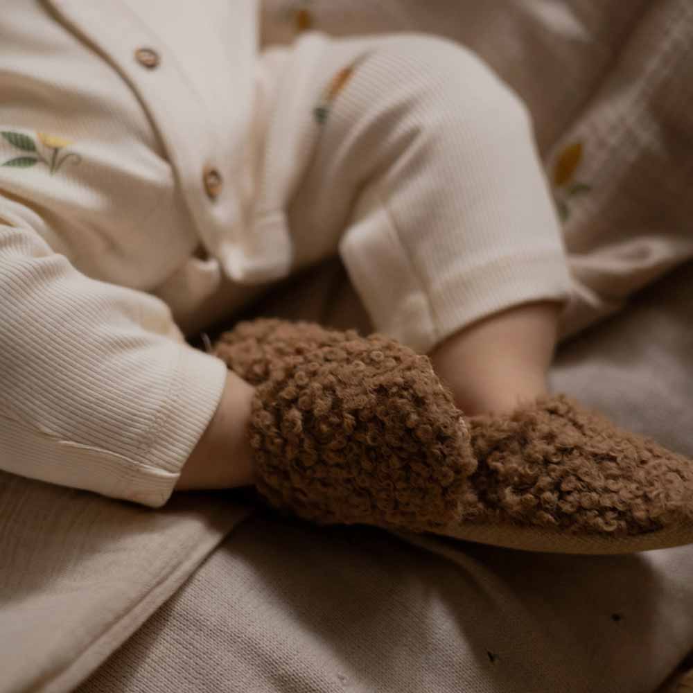 Cosy Roots - Lauflernschuhe Teddy Chocolate