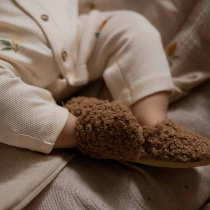 Cosy Roots - Lauflernschuhe Teddy Chocolate
