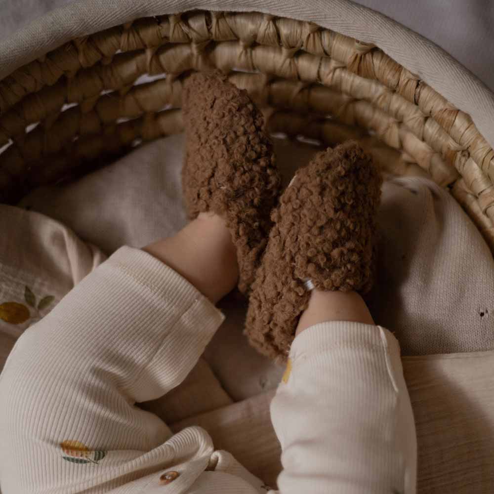 Cosy Roots - Lauflernschuhe Teddy Chocolate