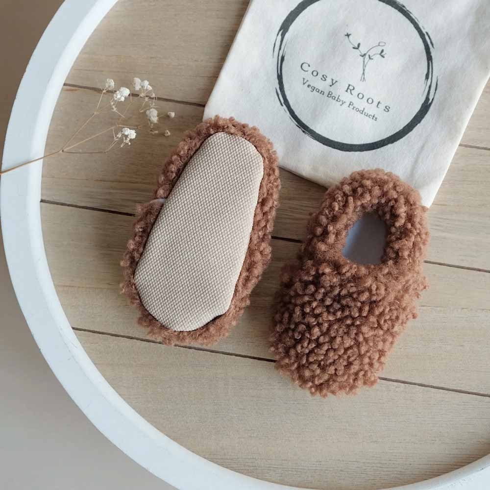 Cosy Roots - Lauflernschuhe Teddy Chocolate