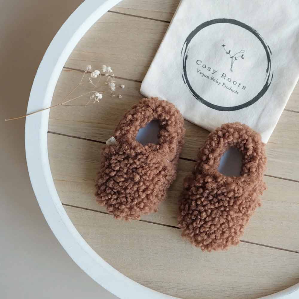 Cosy Roots - Lauflernschuhe Teddy Chocolate