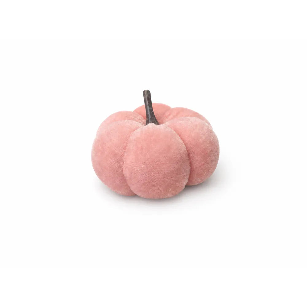 Alsaba Home - Deko-Kürbis aus Samt in Rosa