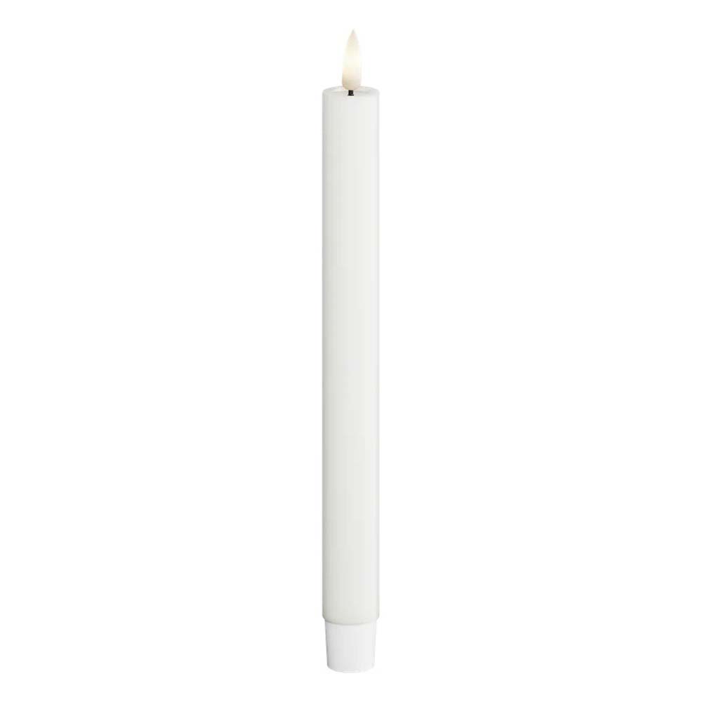 Deluxe Homeart - Stabkerzen LED Weiß (2-teilig, 15cm)