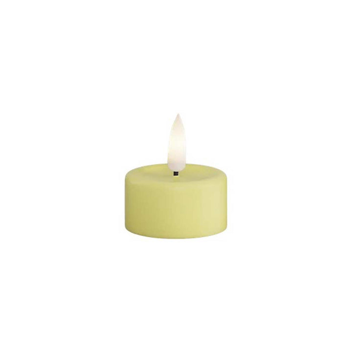 Deluxe Homeart - Teelichter LED Hellgelb (2-teilig, 4x4,5cm)