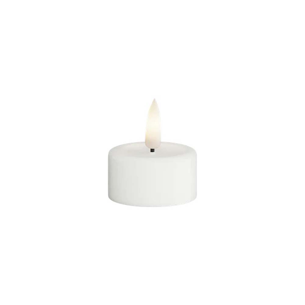 Deluxe Homeart - Teelichter LED Weiß (2-teilig, 4 x4,5cm)