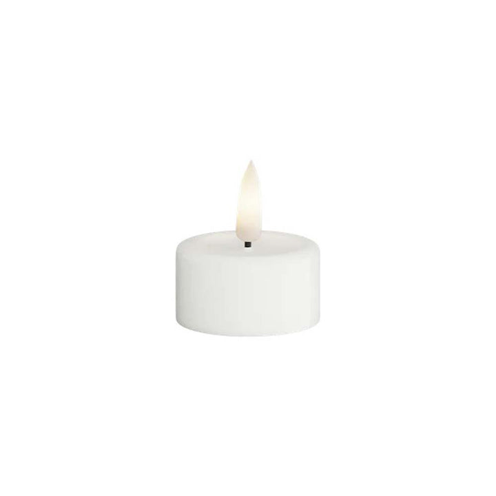 Deluxe Homeart - Teelichter LED Weiß (2-teilig, 4 x4,5cm)