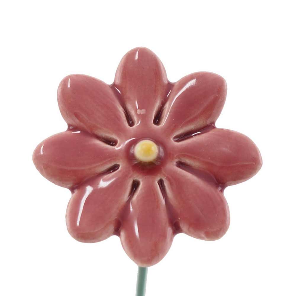Department-M - Gartenstecker Gänseblümchen aus Keramik mini