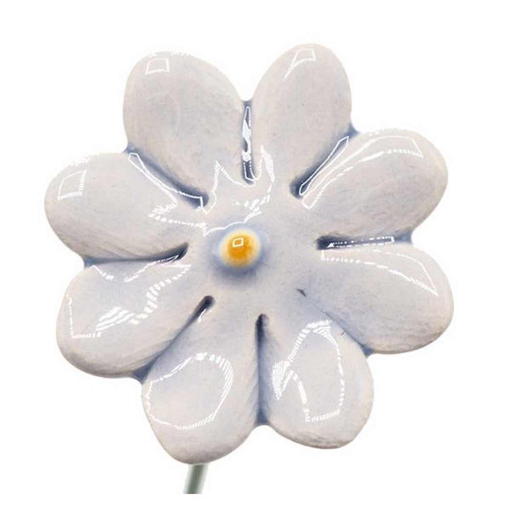 Department-M - Gartenstecker Gänseblümchen aus Keramik mini