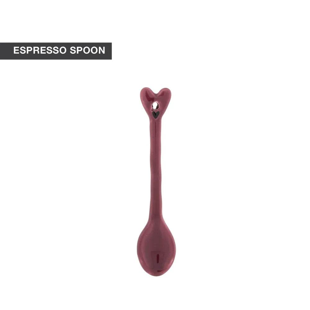 Bastion Collections - Espressolöffel Herz Keramik