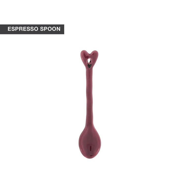 Bastion Collections - Espressolöffel Herz Keramik
