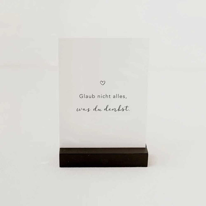 Eulenschnitt - Aquarellkarte Alles Was Du Denkst