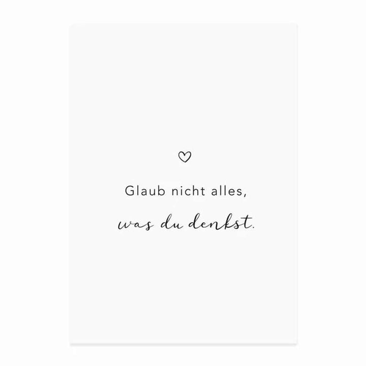 Eulenschnitt - Aquarellkarte Alles Was Du Denkst